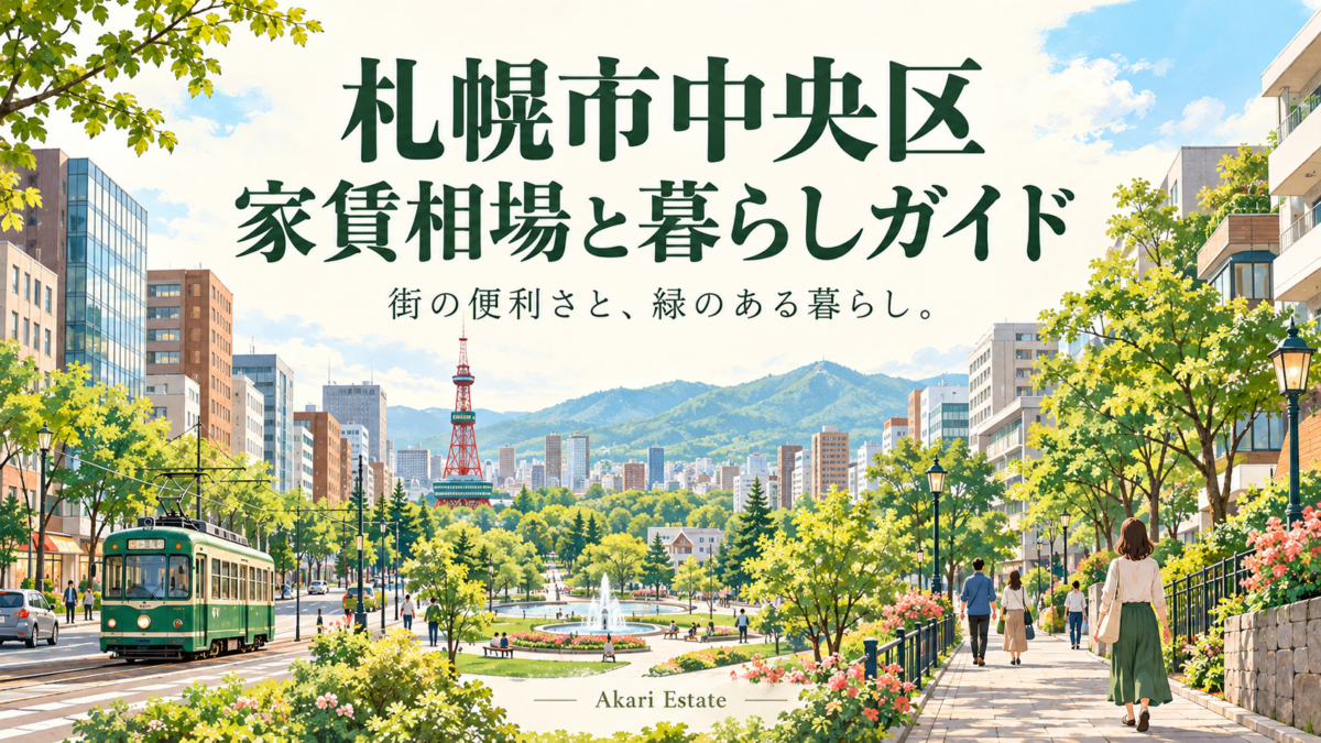札幌市中央区家賃相場と暮らしガイド