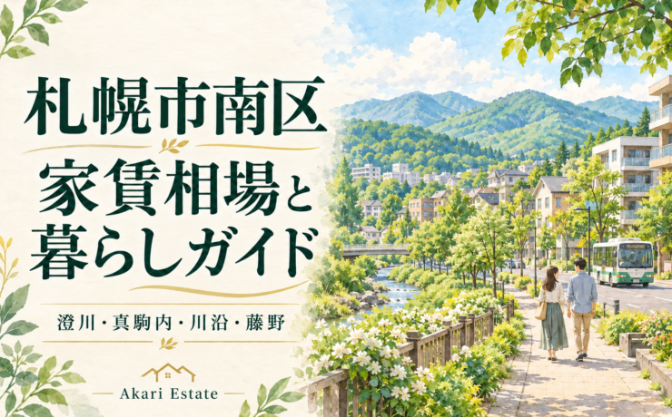 札幌市南区家賃相場と暮らしガイド