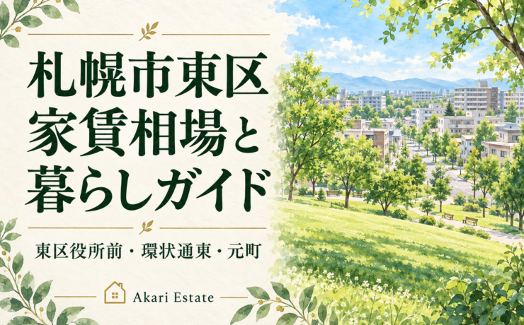 札幌市東区家賃相場と暮らしガイド