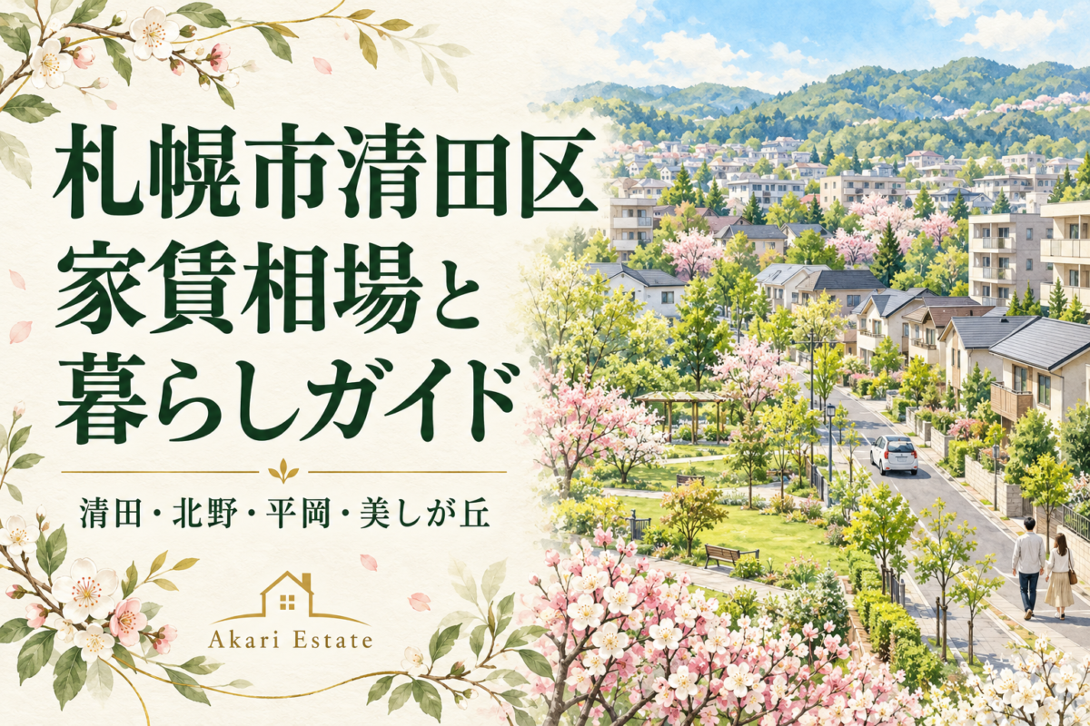 札幌市清田区家賃相場と暮らしガイド
