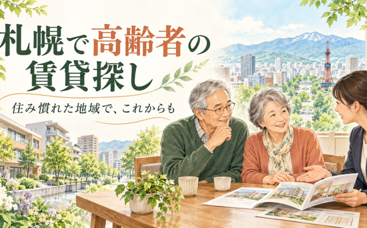 札幌で高齢者が賃貸を探すには？保証人・年金収入・住み替えのポイント