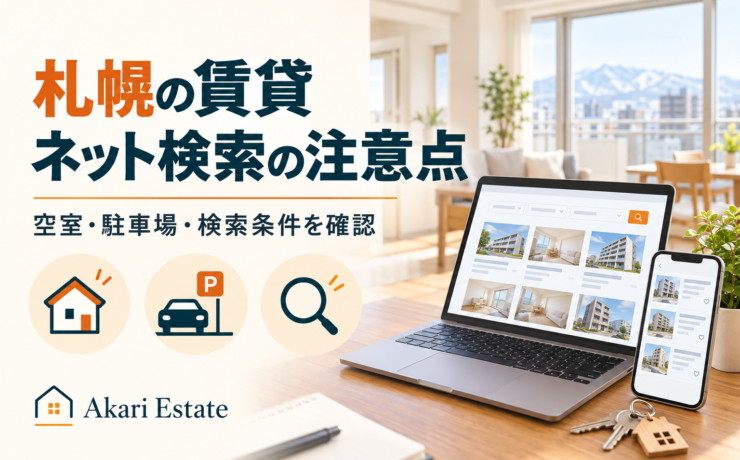 札幌の賃貸ネット検索の注意点｜空室・駐車場の確認と問い合わせ文例