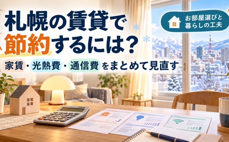 札幌の賃貸で生活費を節約する8つの方法｜光熱費・水道代・ネット代の見直し