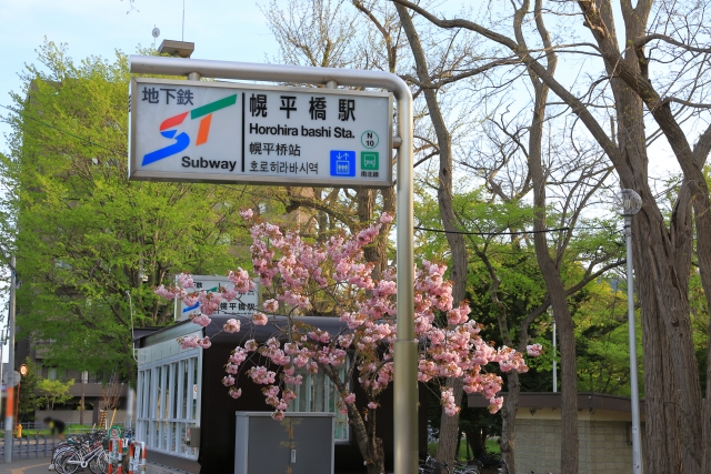 札幌　地下鉄南北線　幌平橋駅