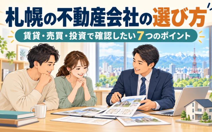 札幌の不動産会社の選び方｜賃貸・売買・投資で確認したい7つのポイント